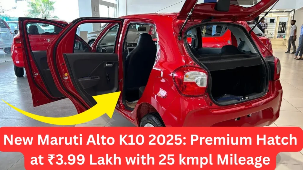New Maruti Alto K10 2025