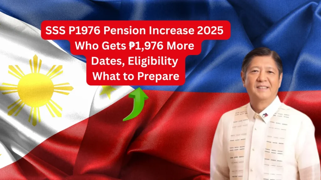 SSS P1976 Pension Increase 2025