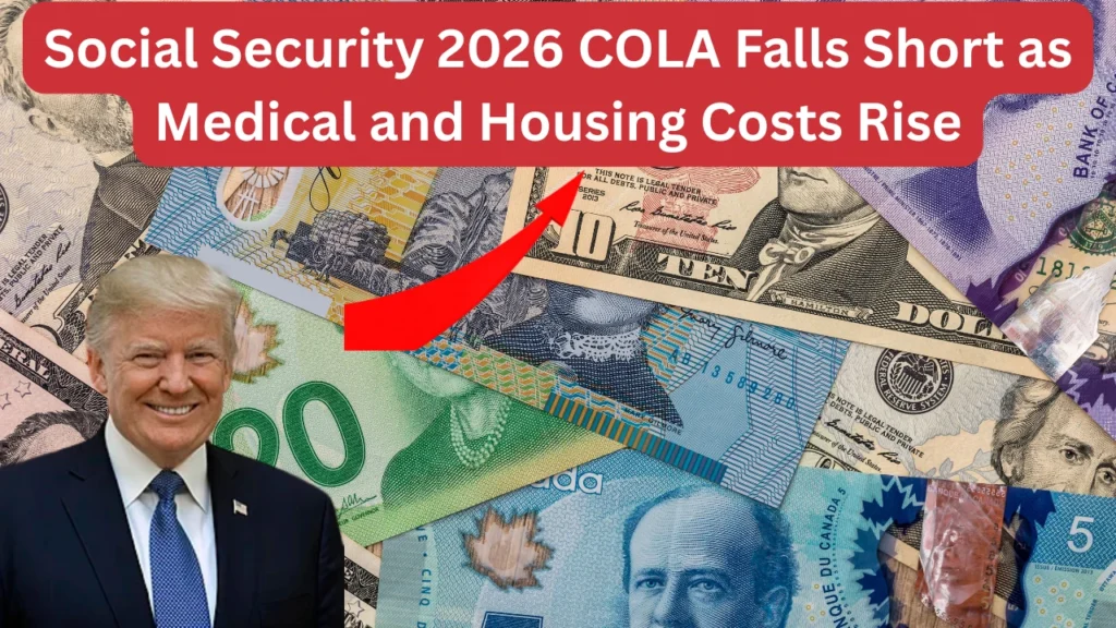 Social Security 2026 COLA Falls Short as Medical and Housing Costs Rise