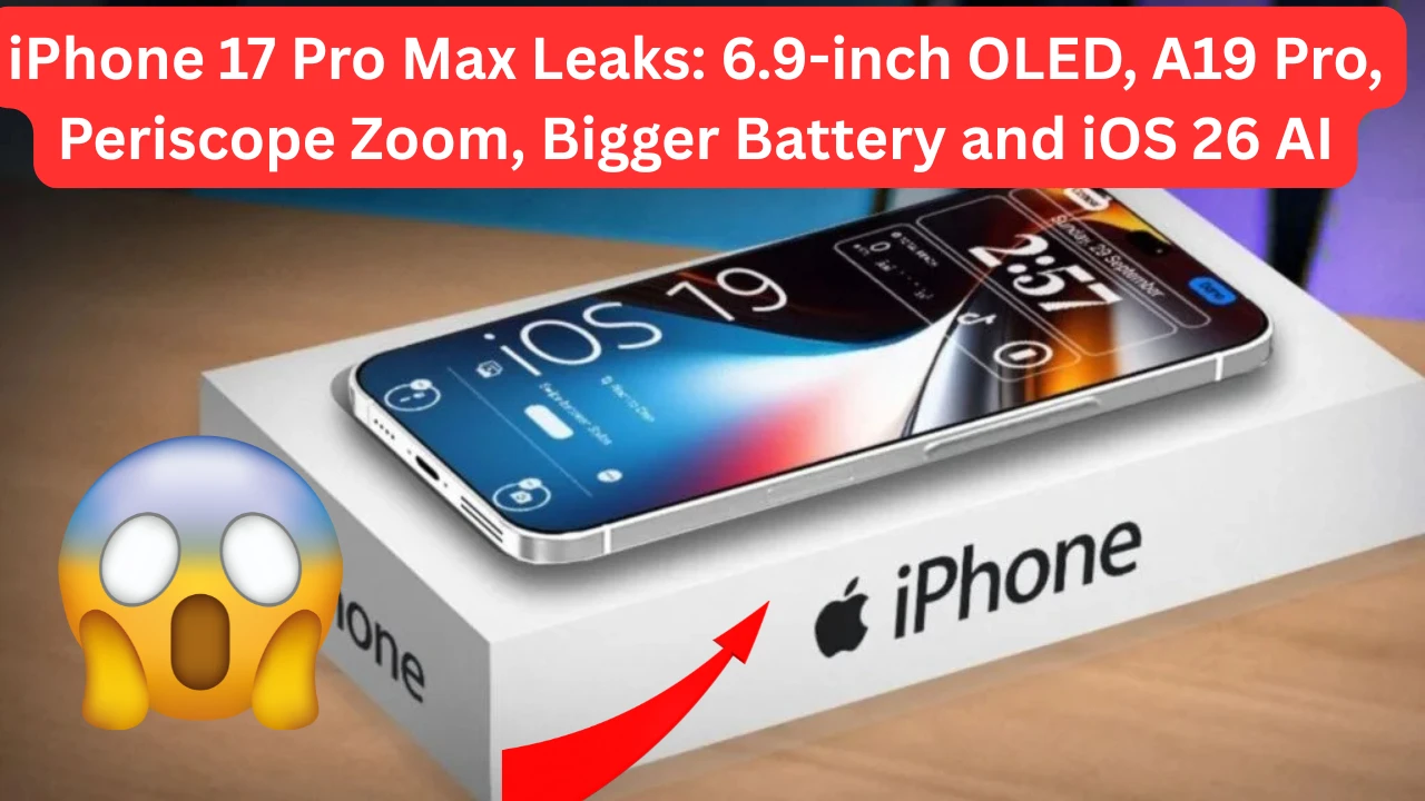 iPhone 17 Pro Max Leaks