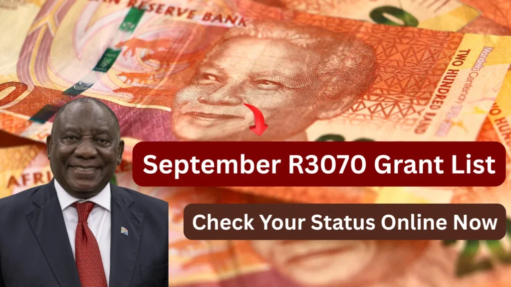 September R3070 Grant List