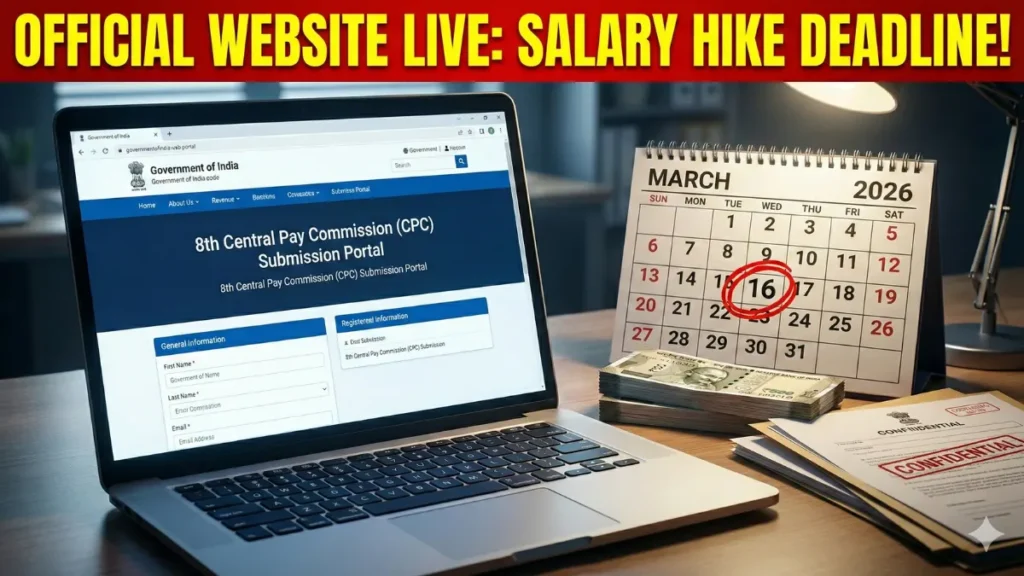 8th Pay Commission Official Website