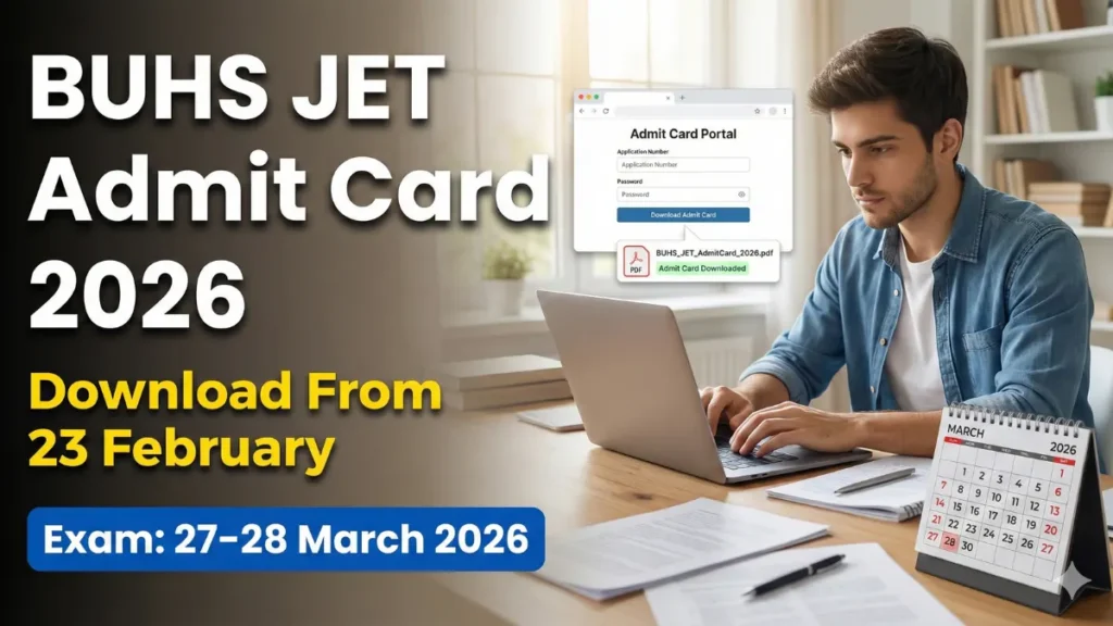 BUHS JET Admit Card 2026