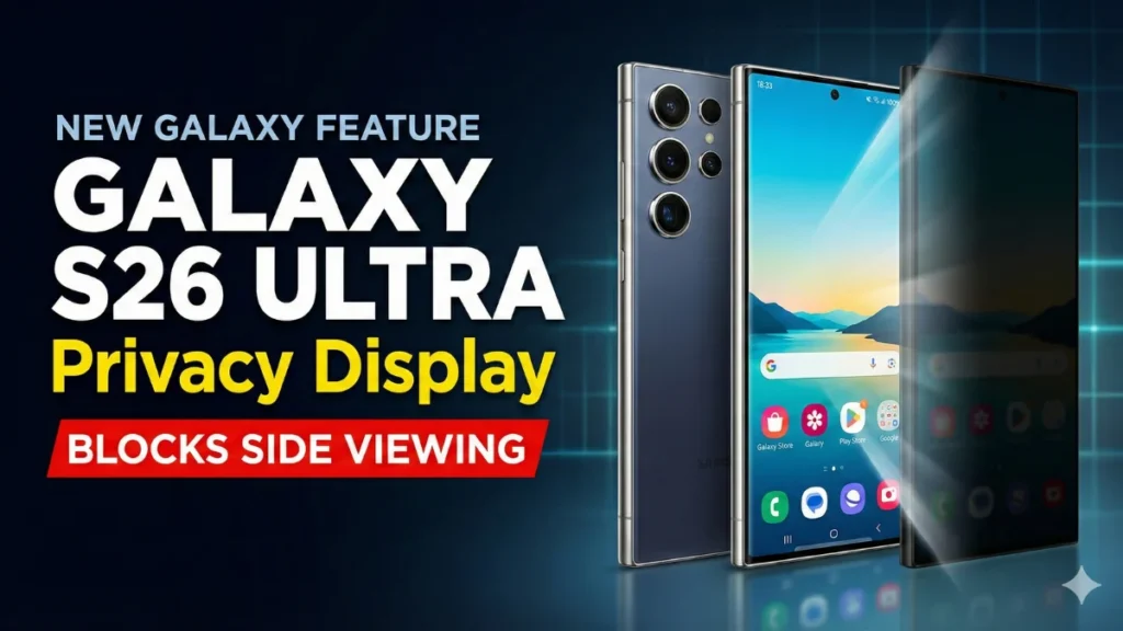 Galaxy S26 Ultra Privacy Display