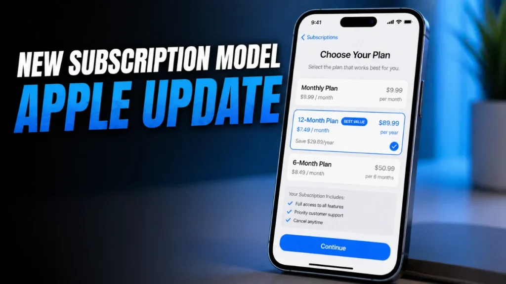 Apple App Subscriptions Update