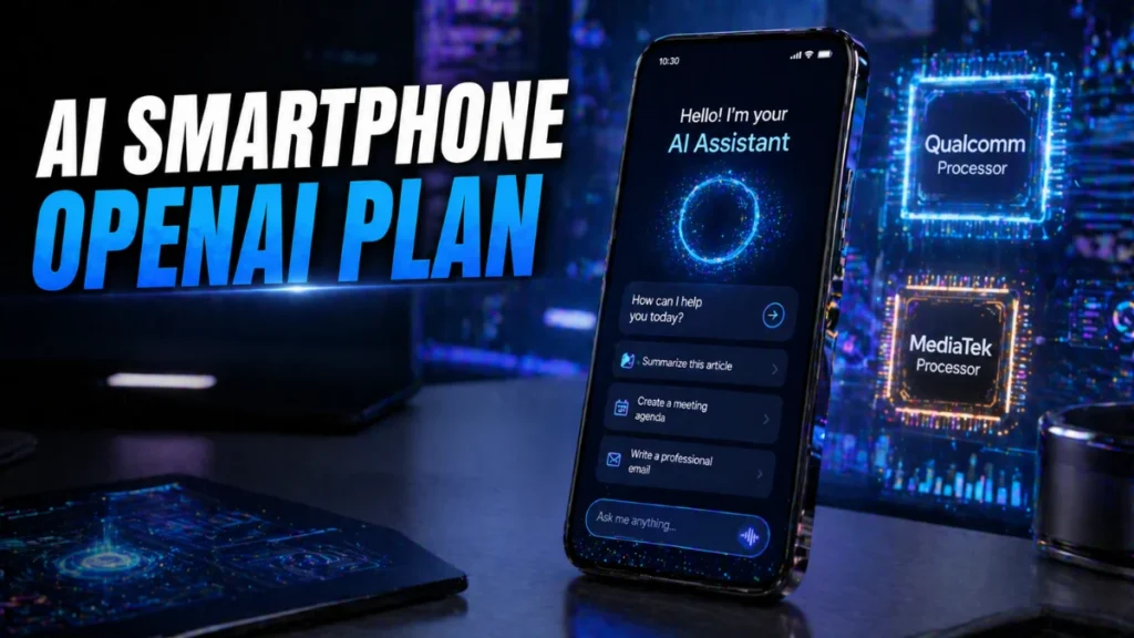 OpenAI AI Smartphone Plan