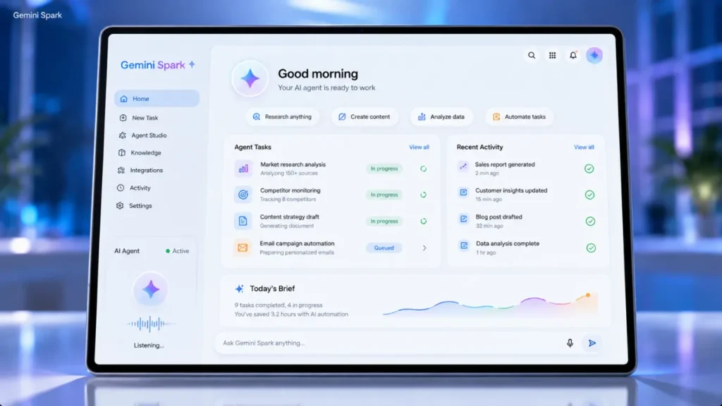Gemini Spark Rolls Out