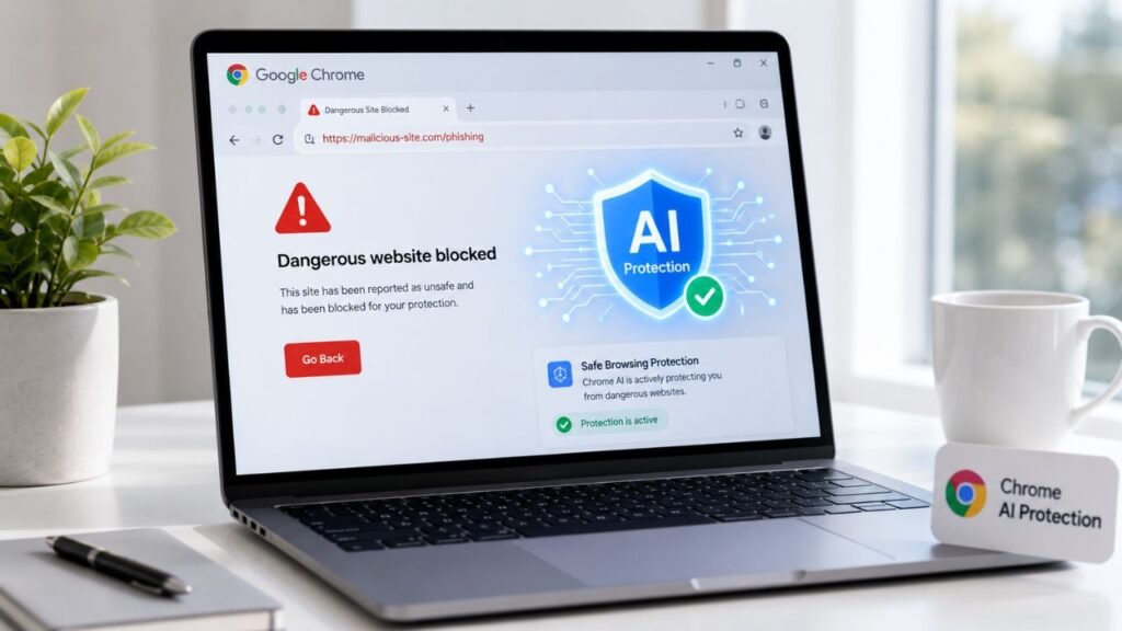 Google Chrome AI Scam Protection Feature
