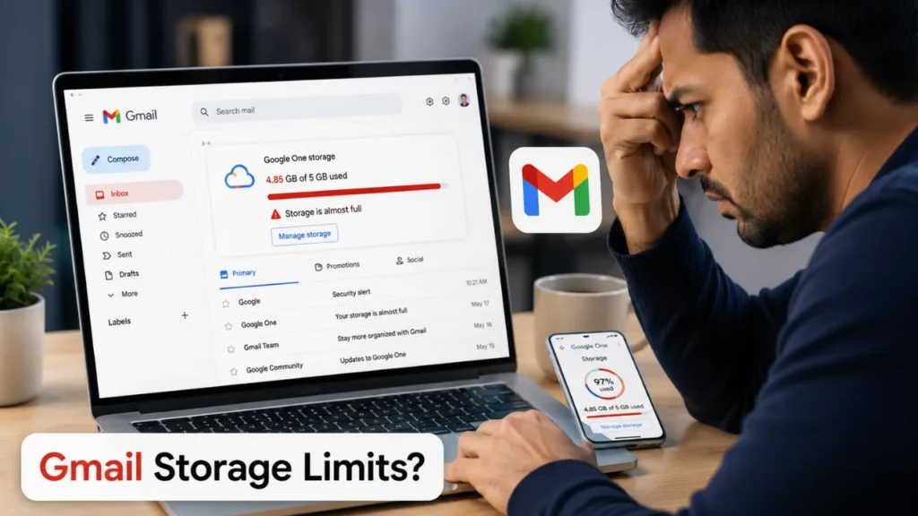Google Gmail 5GB Storage Test
