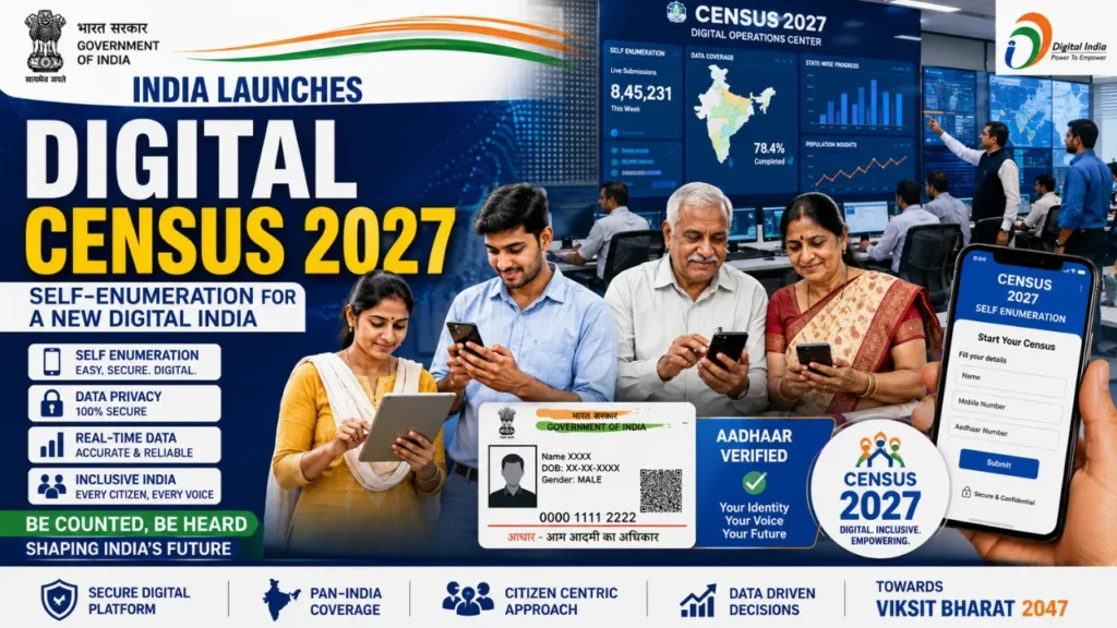 India Launches Digital Self-Enumeration For Census 2027