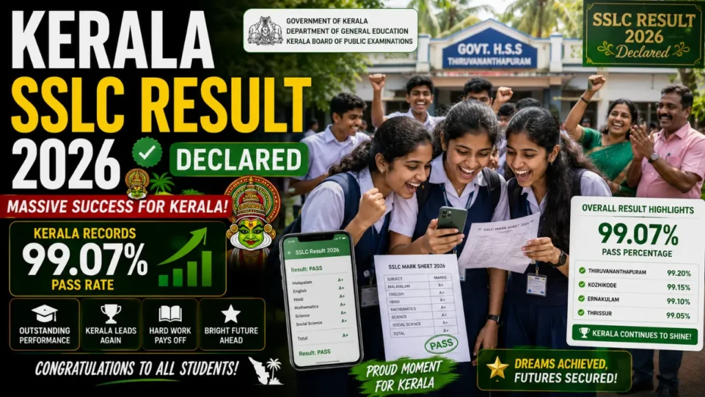 SSLC Result 2026 Declared