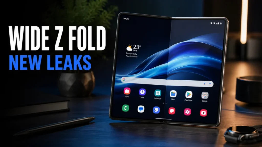 Samsung Wide Z Fold Leaks