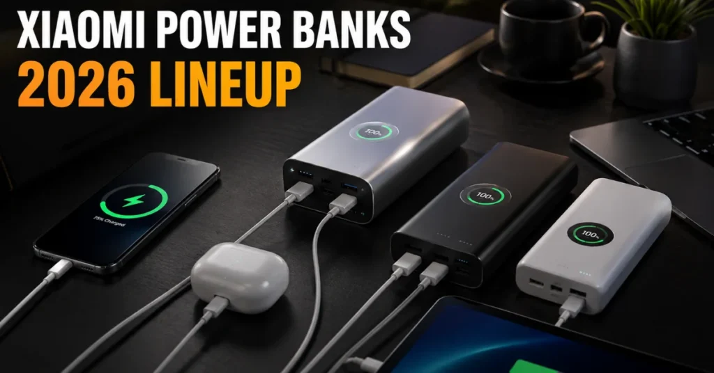 Xiaomi Latest Power Bank Lineup