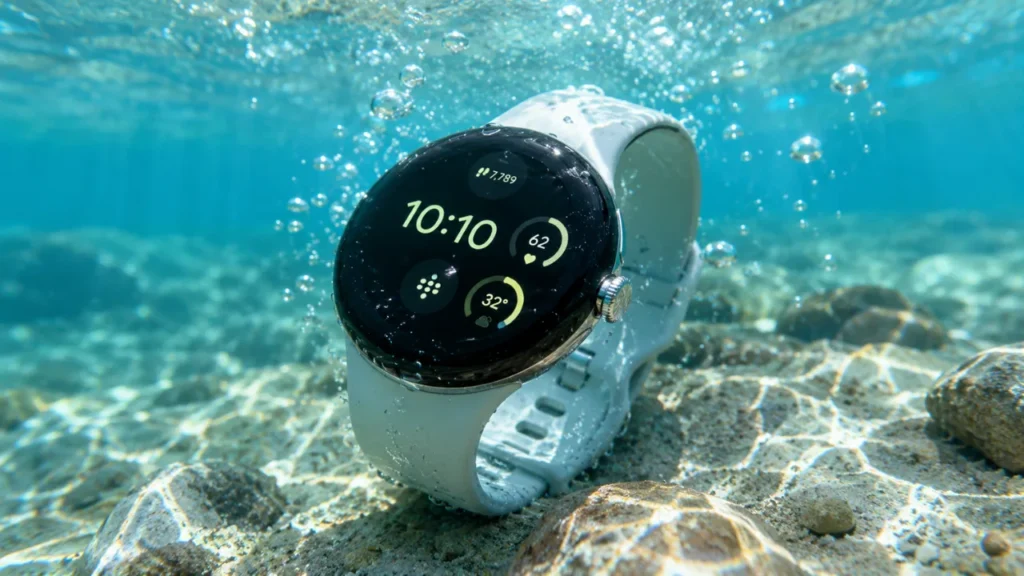 Google Pixel Watch 5 Found Underwater