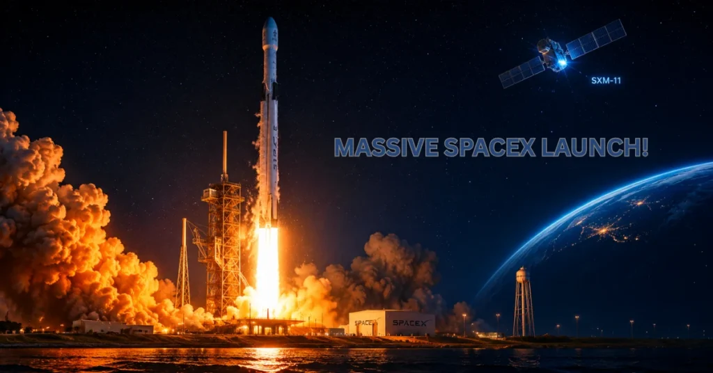 Massive space x Launch