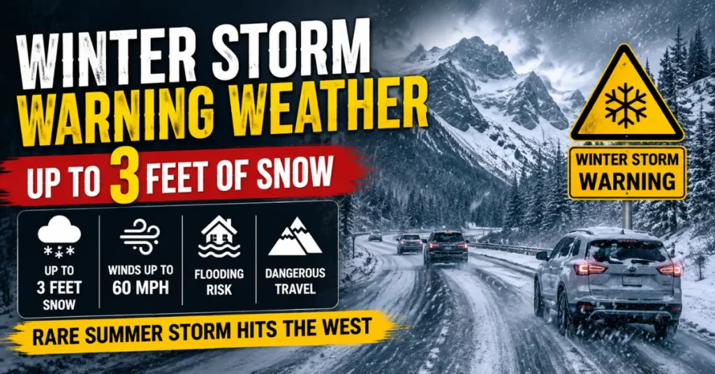 Winter Storm Warning Weather