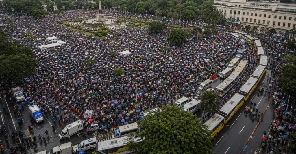 INC Rally Road Closures Manila